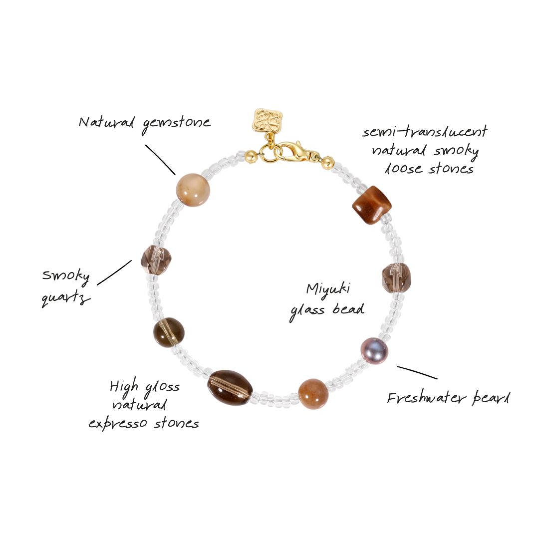 Mocha Dot Bracelet