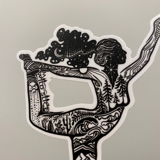 Yoga Girl stickers