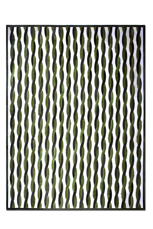 CHAINS - Custom Cowhide Rug for Designers