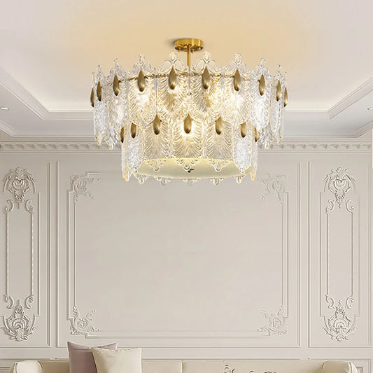 Decazes Texture Glass Chandelier
