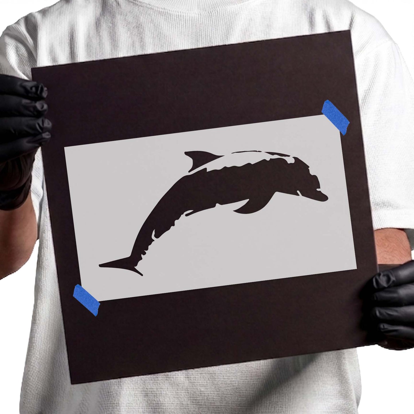 Dolphin Stencil