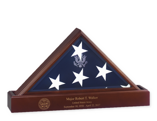 Flag Connections, American Burial Flag Case, Casket Flag Case