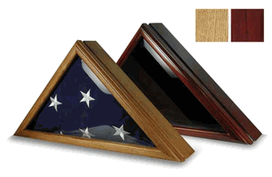 Flag Display Case for Burial Flag, Memorial Flag Case.