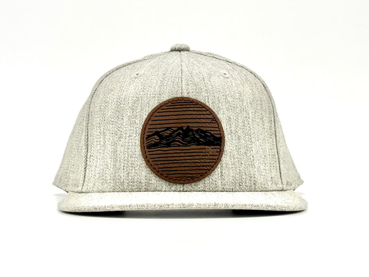 Pike Trail Rawhide Leather Patch Hats