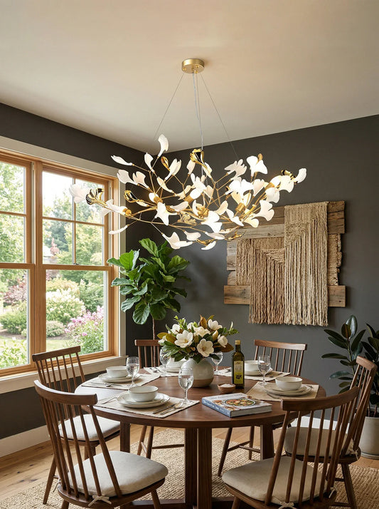 Gingko Ceramic Chandelier S