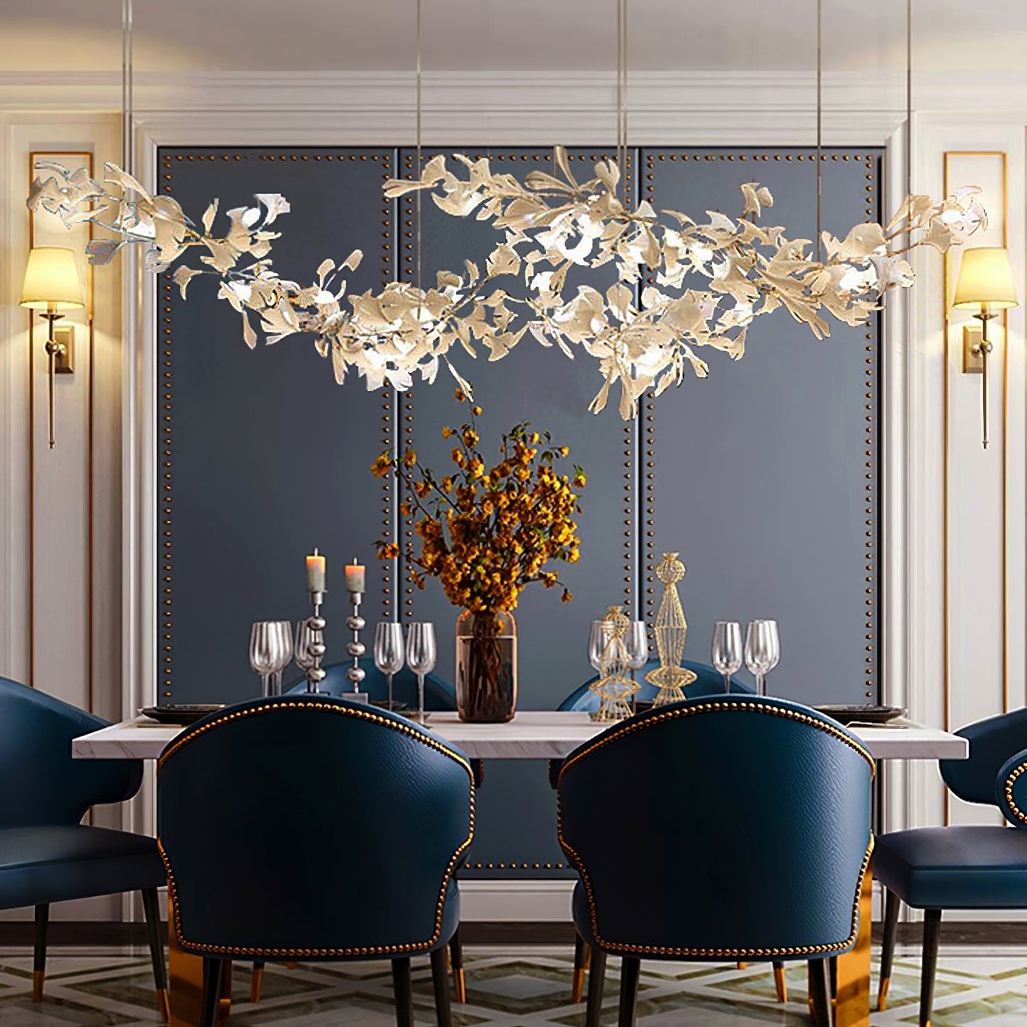 Gingko Ceramic Chandelier K