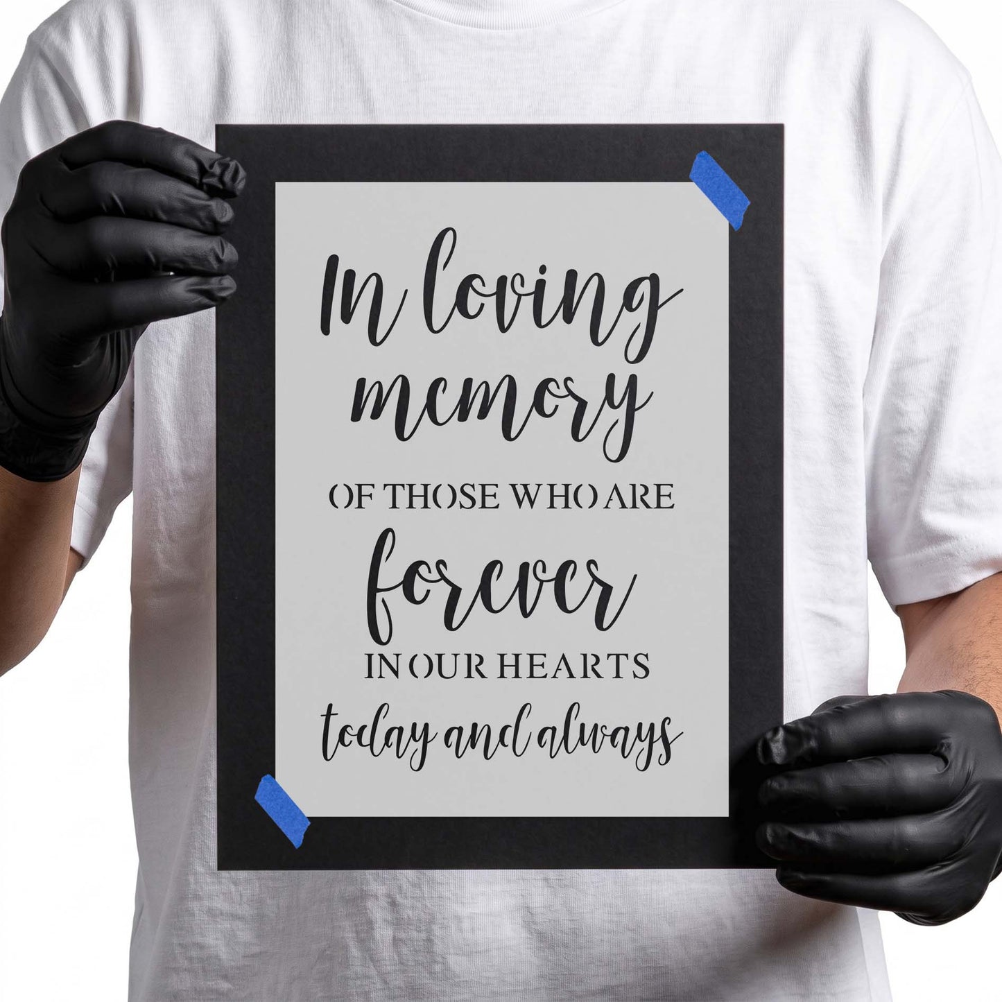In Loving Memory Stencil