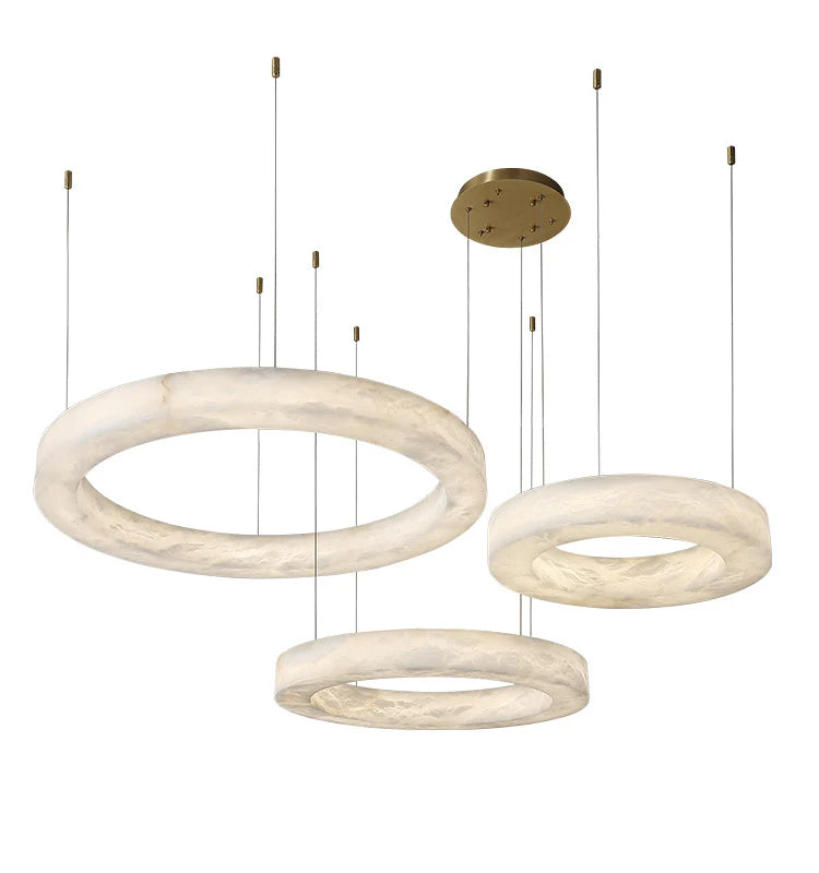 Marika Alabaster Pendant Lamp
