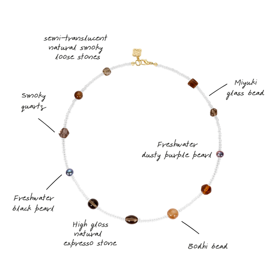Mocha Dot Necklace