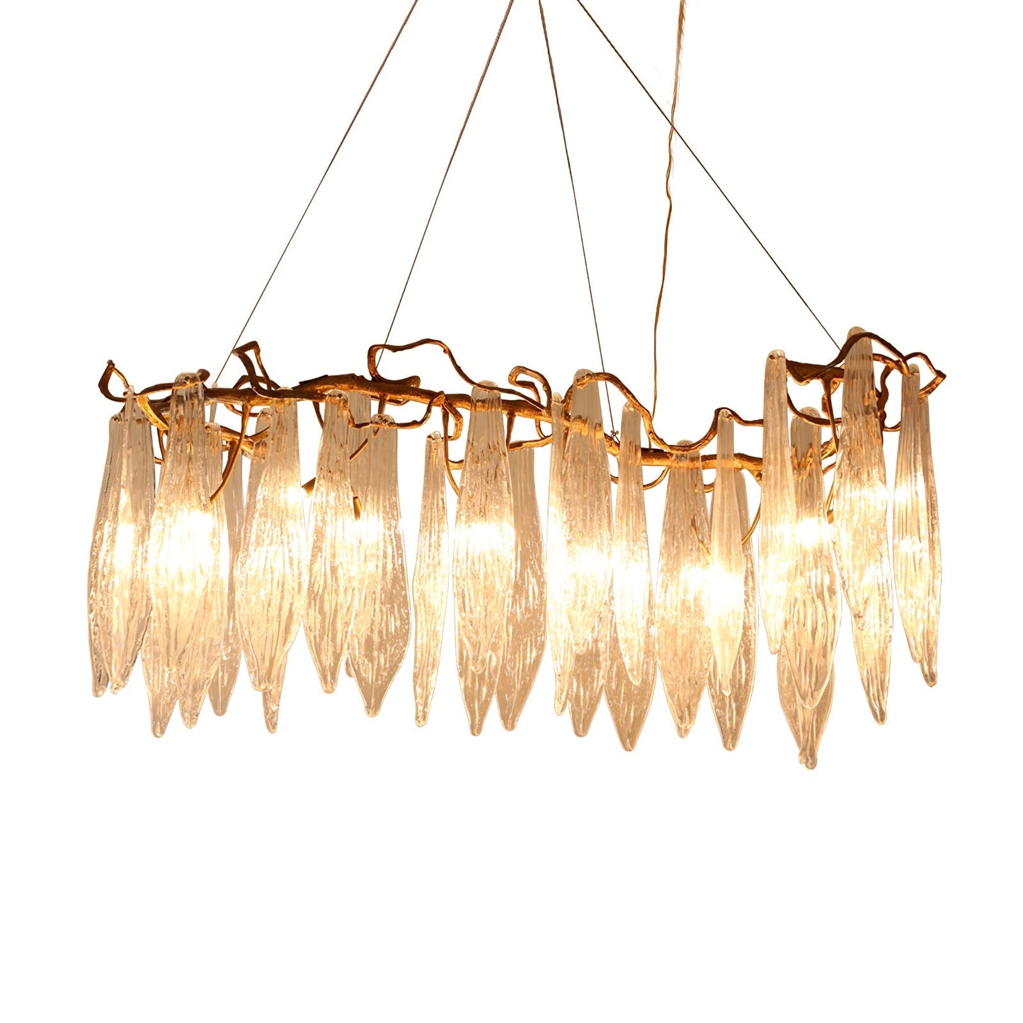 Niagara Brass Crystal Chandelier