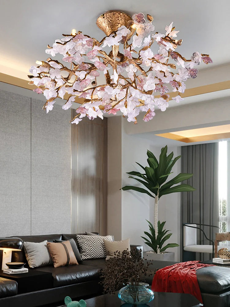 Peach blossom Ceiling Light