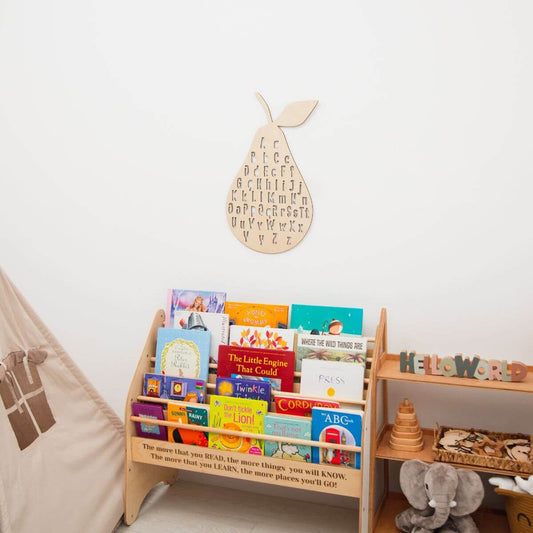 Alphabet Pear Wall Decor