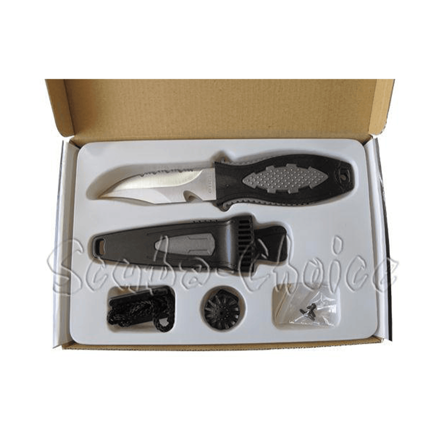 Scuba Diving Low Volume Free Dive Spearfishing 7.5" Stainless Point-Tip Knife