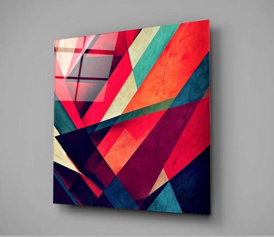 V's Glass Wall Art || Designer Collection