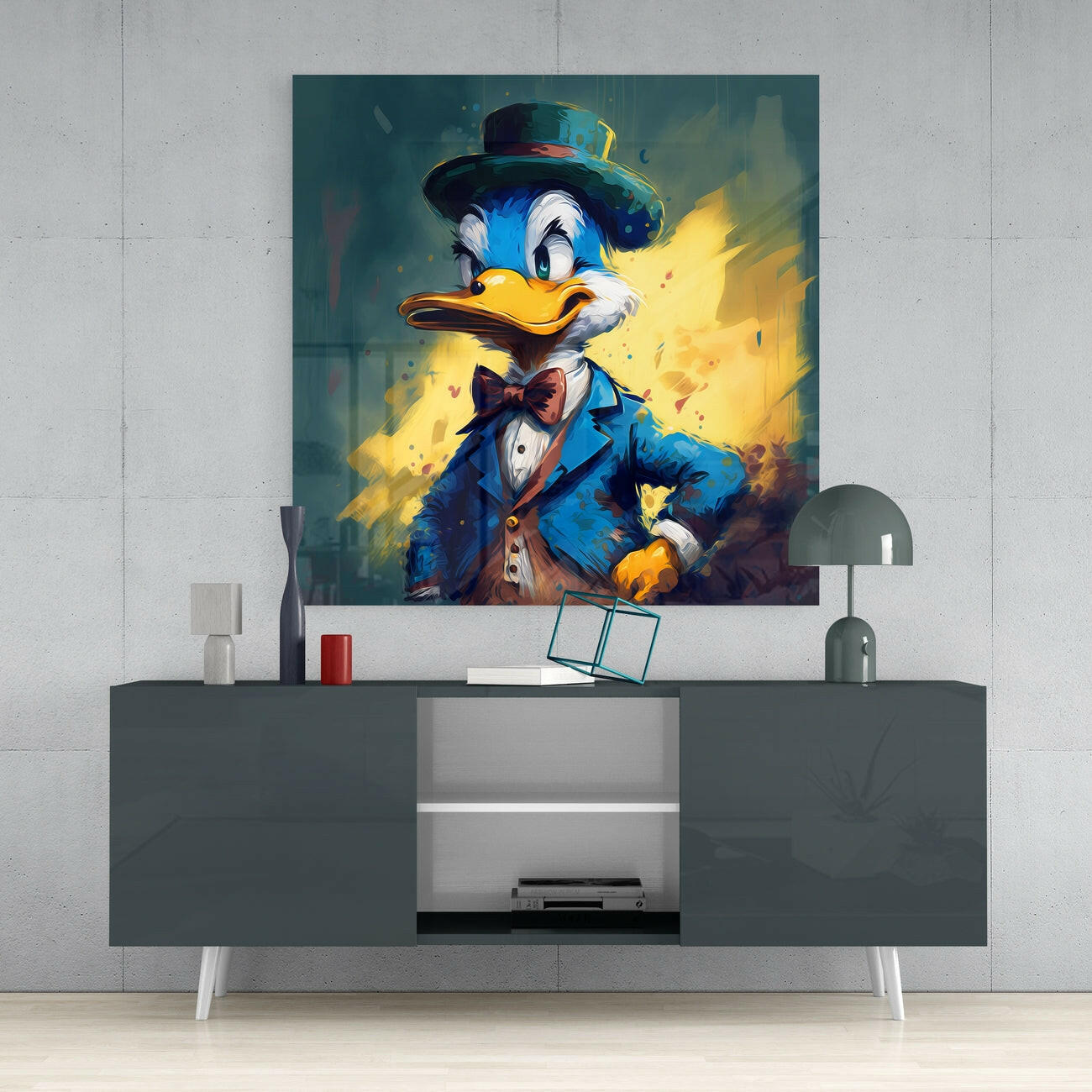 Darkwing Duck Glass Wall Art || Designers Collection