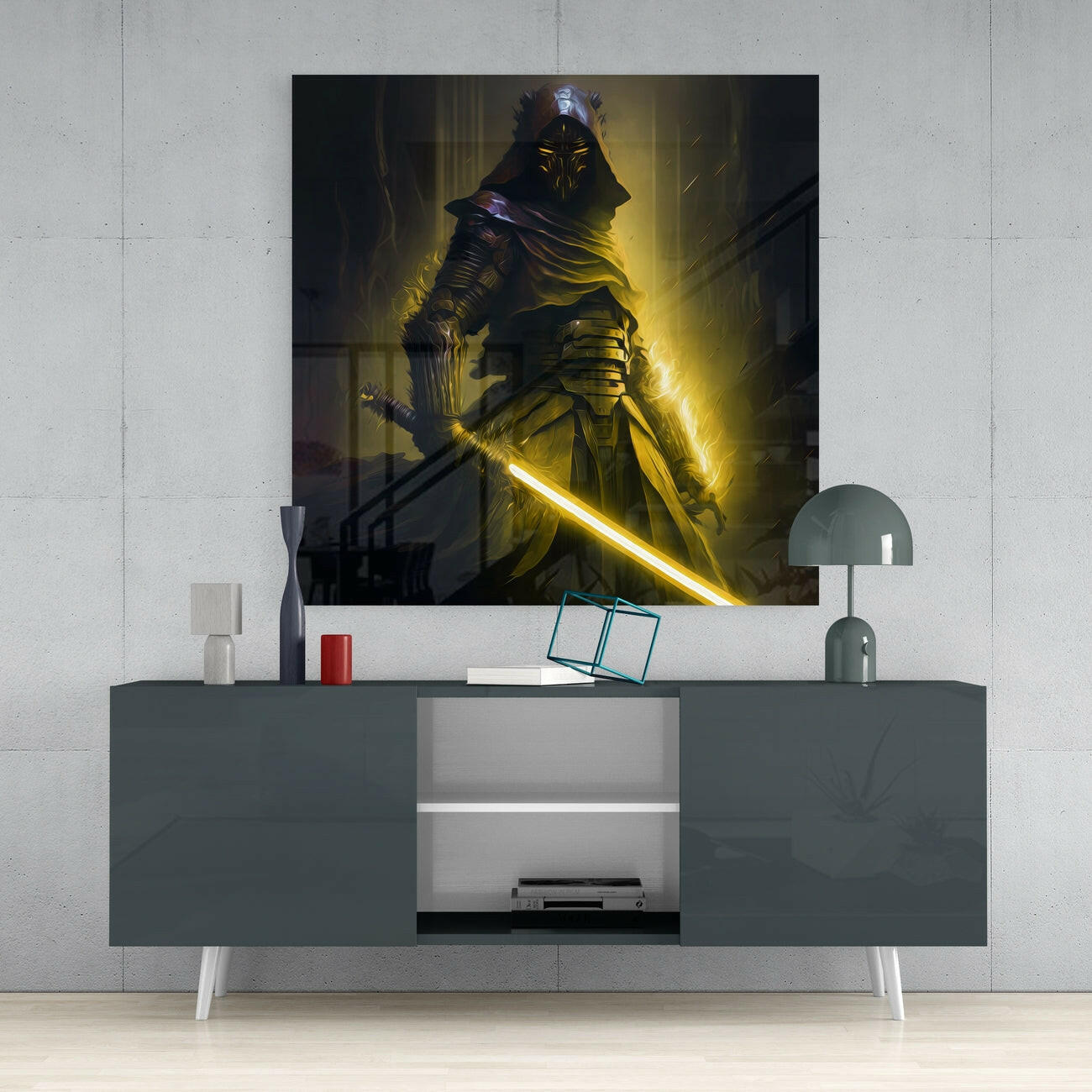Sword Glass Wall Art || Designer Collection