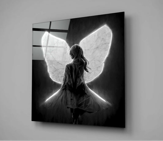 Me Flying Glass Wall Art || Designer Collection