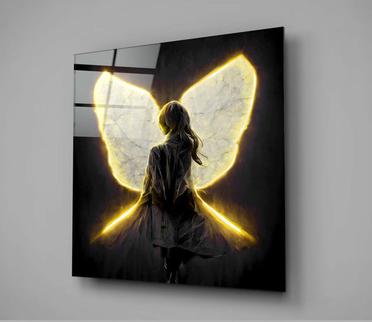 Me Flying Glass Wall Art || Designer Collection