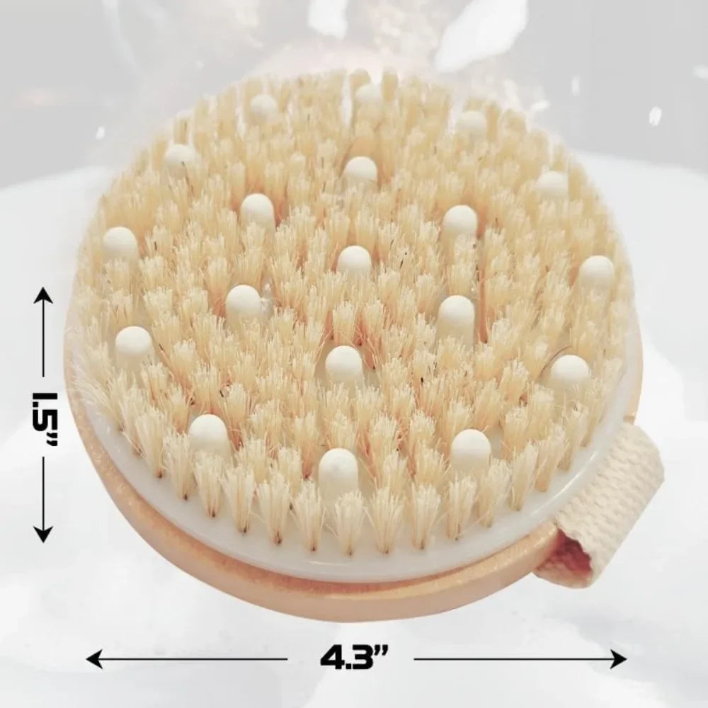 Furniture Accessories Dry Body Brush for Shower Exfoliating Skin Scrubber with Massage Nodes Bath Brush