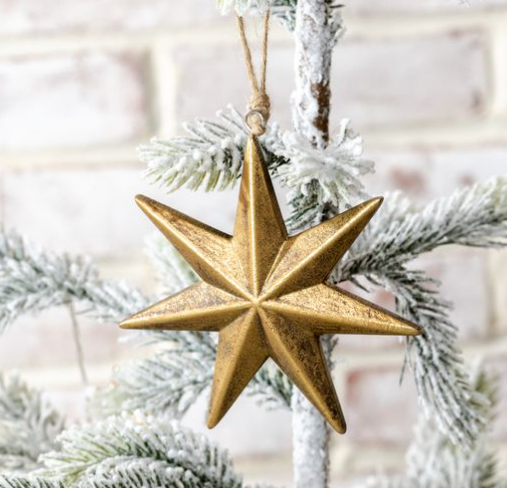 Gold Star Ornament