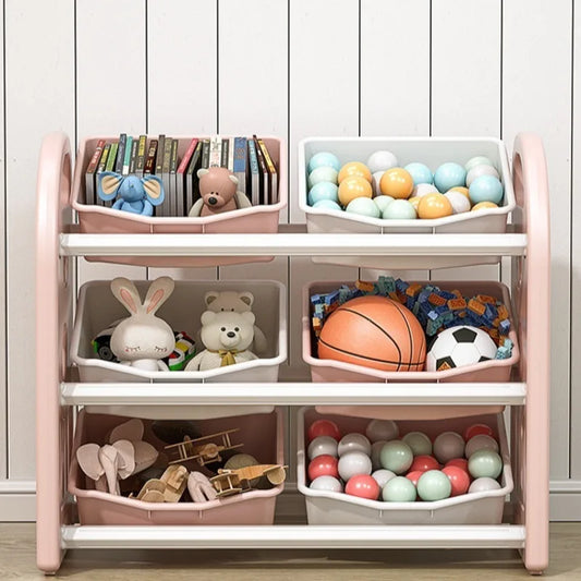 Household Baby toy large capacity storage cabinet Multi functional classification and sorting storage box