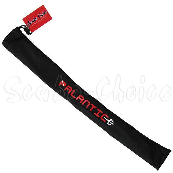 Palantic 32" Travel Pole Spear Black Nylon Drawstring Bag w/ Luggage Name Tag