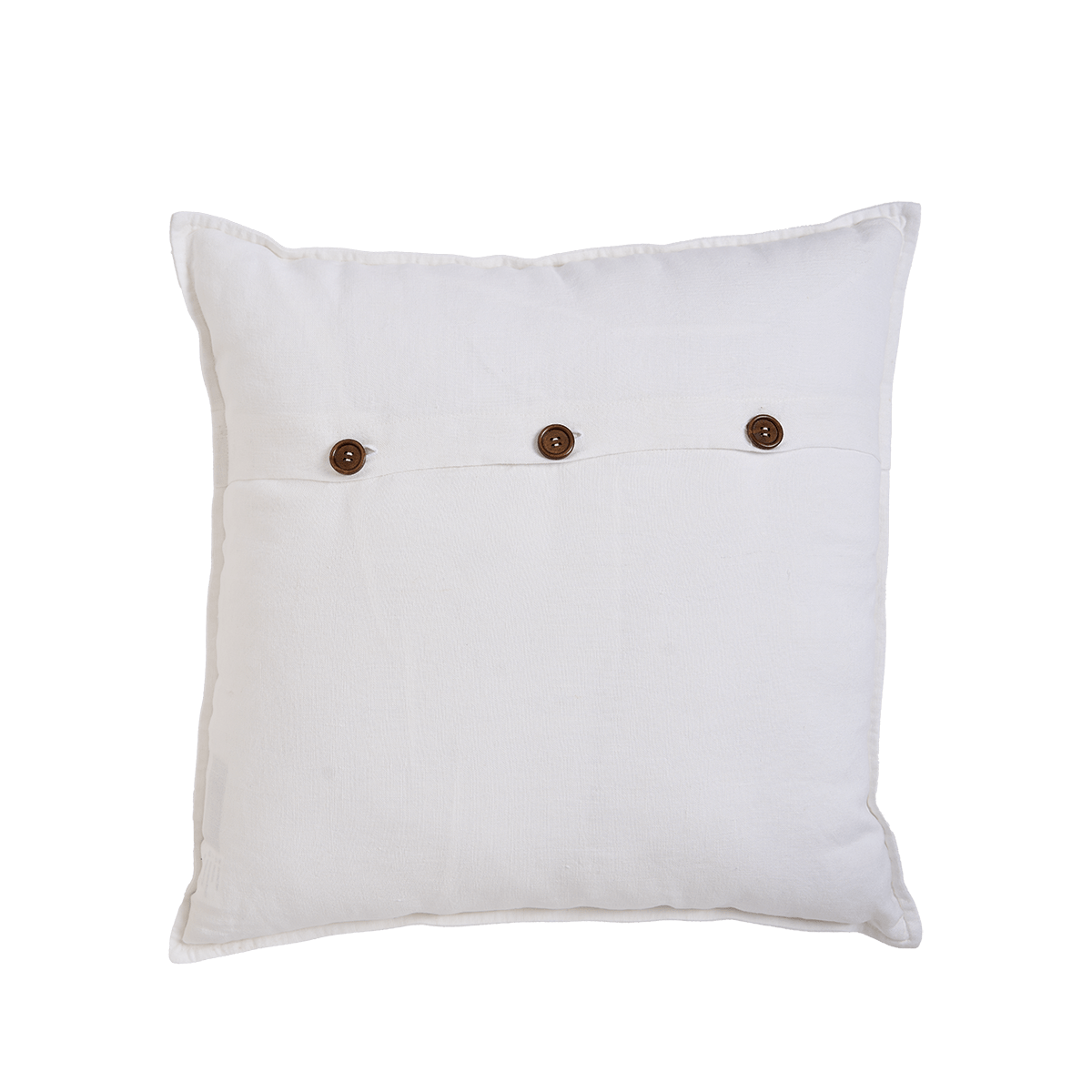 Hand Embroidered Bouquet Pillow Cover 20" x 20"
