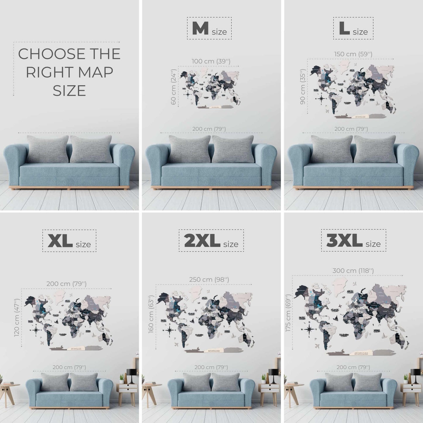 Bundle: Colored Map and Flags Pins