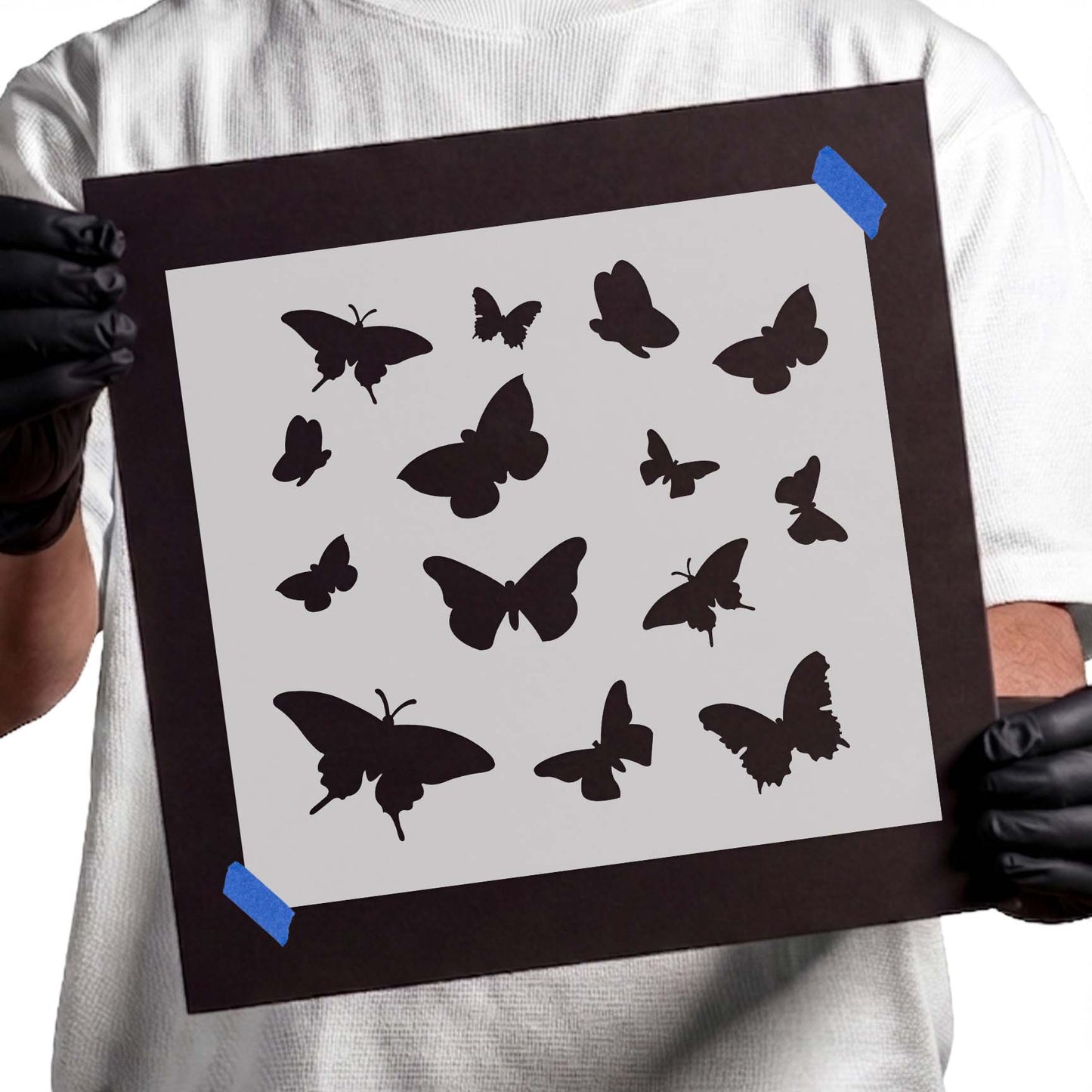 Butterfly Pattern Stencil