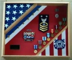 USCG Flag Cases, Coast Guard Flag Case.