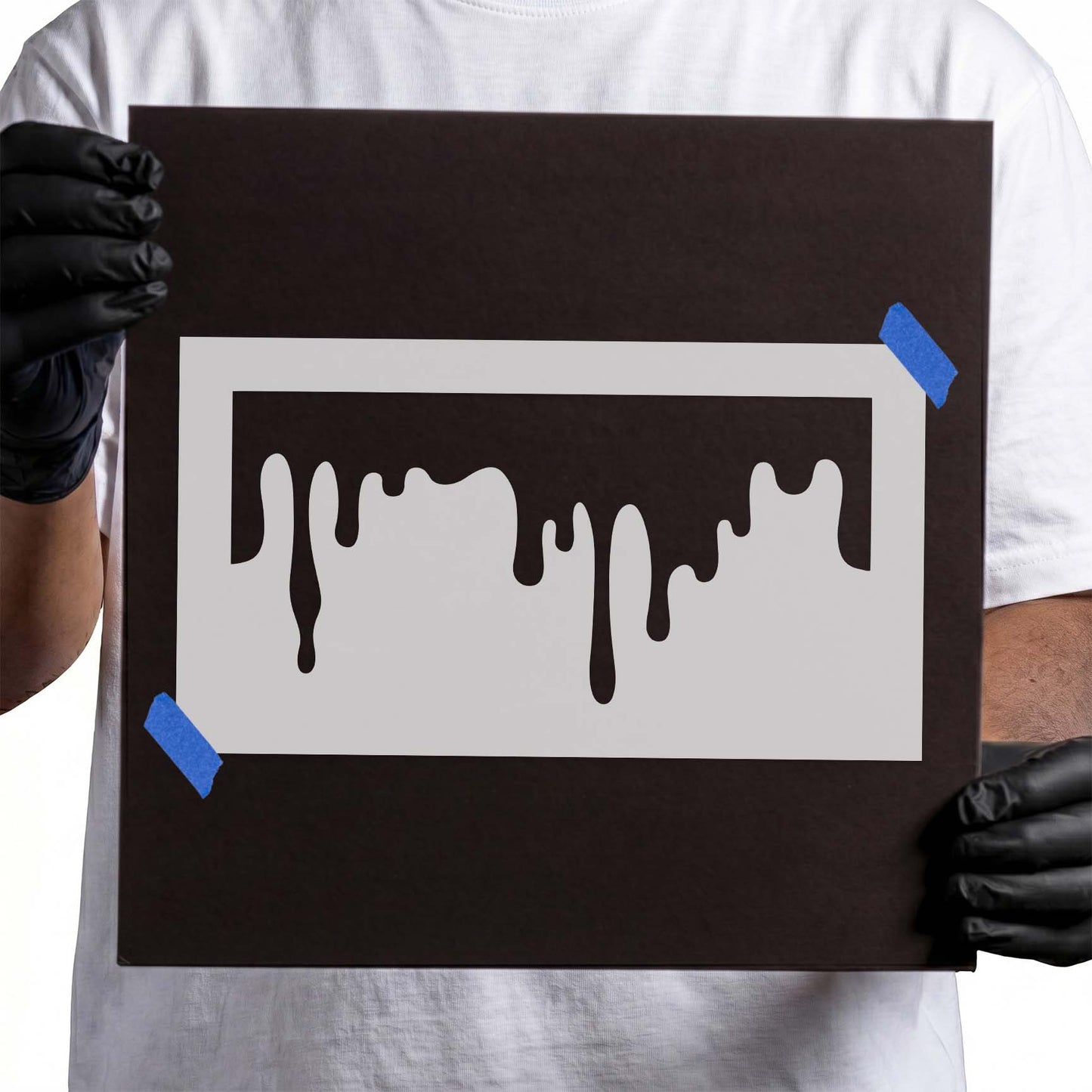 Dripping Paint Stencil
