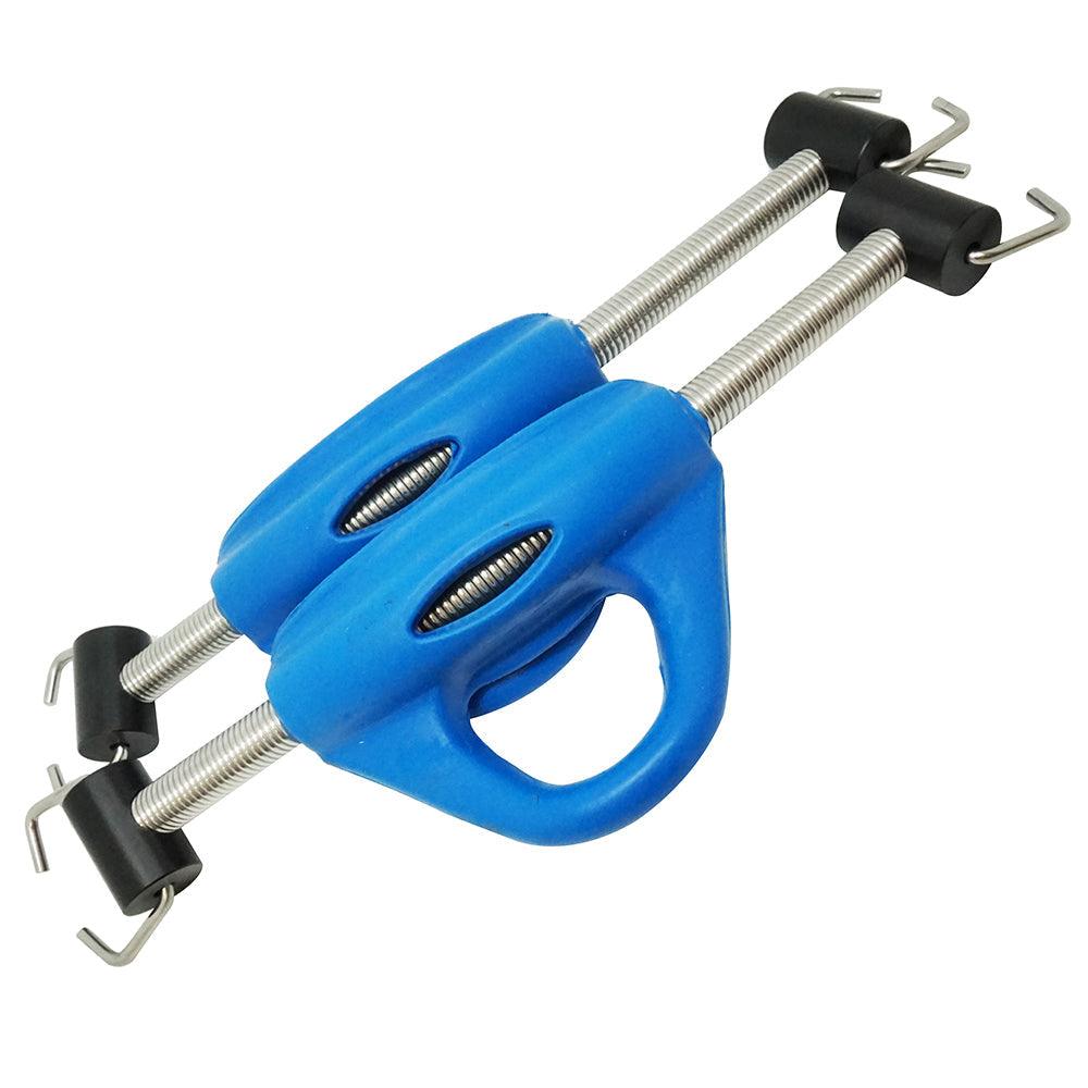 Scuba Choice Diving SS Blue Spring Fin Straps Pin Style - Pair