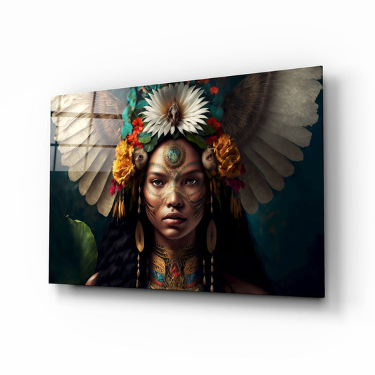Beauty of the Clan Glass Wall Art || Designer Collection