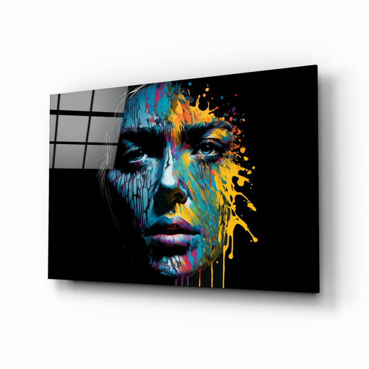 Beautiful Splash Glass Wall Art || Designer Collection