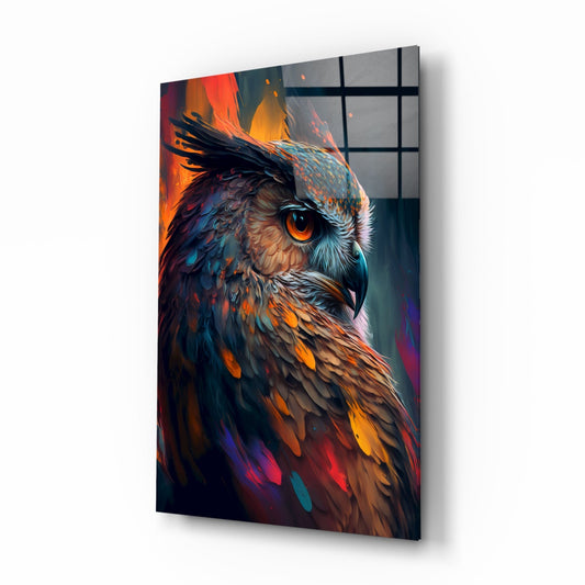 Owl's Eye Glass Wall Art || Designer Collection