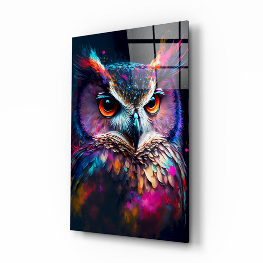 Owl's Eye Glass Wall Art || Designer Collection