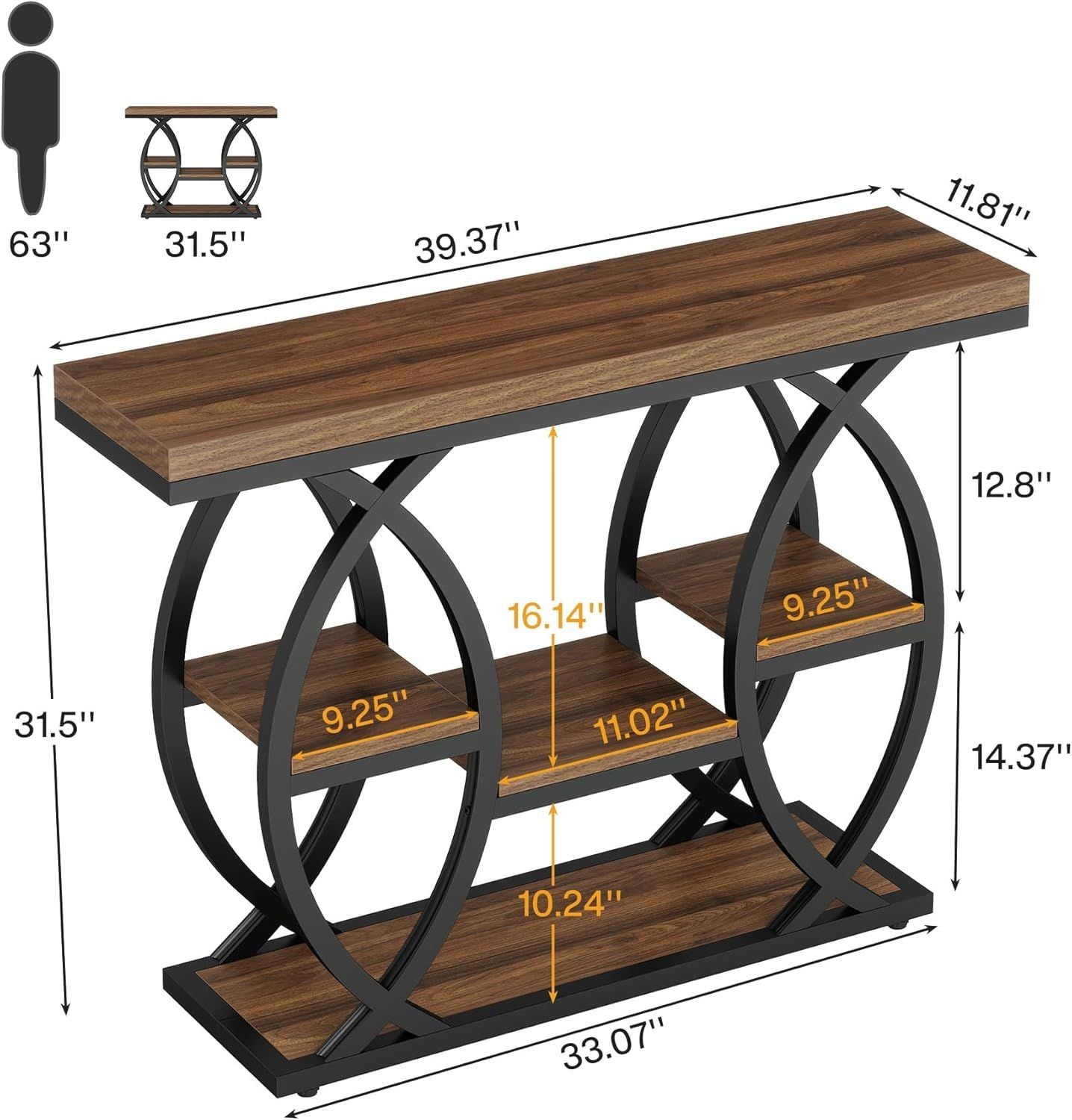 Contemporary Chinese Sofa Console Table with Elegant Design