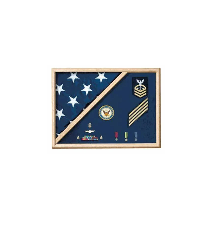 Memorial Flag Case - Folded Corner, Memorial Flag Case