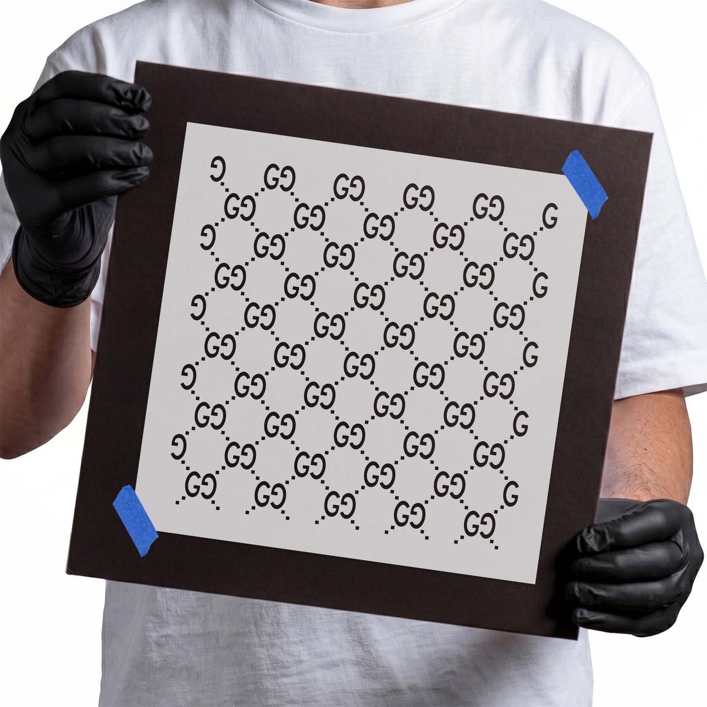 GG Pattern Stencil