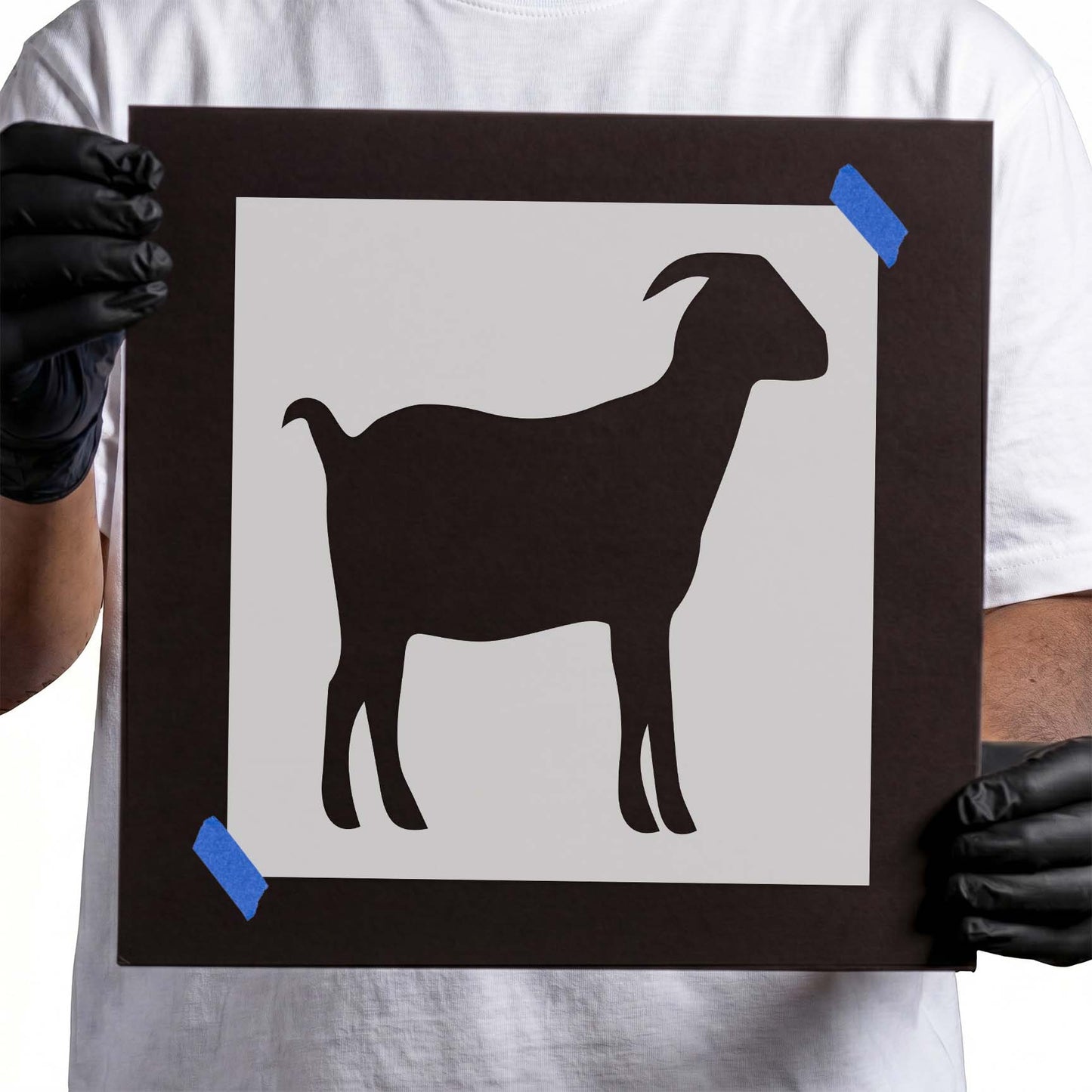 Goat 2 Stencil