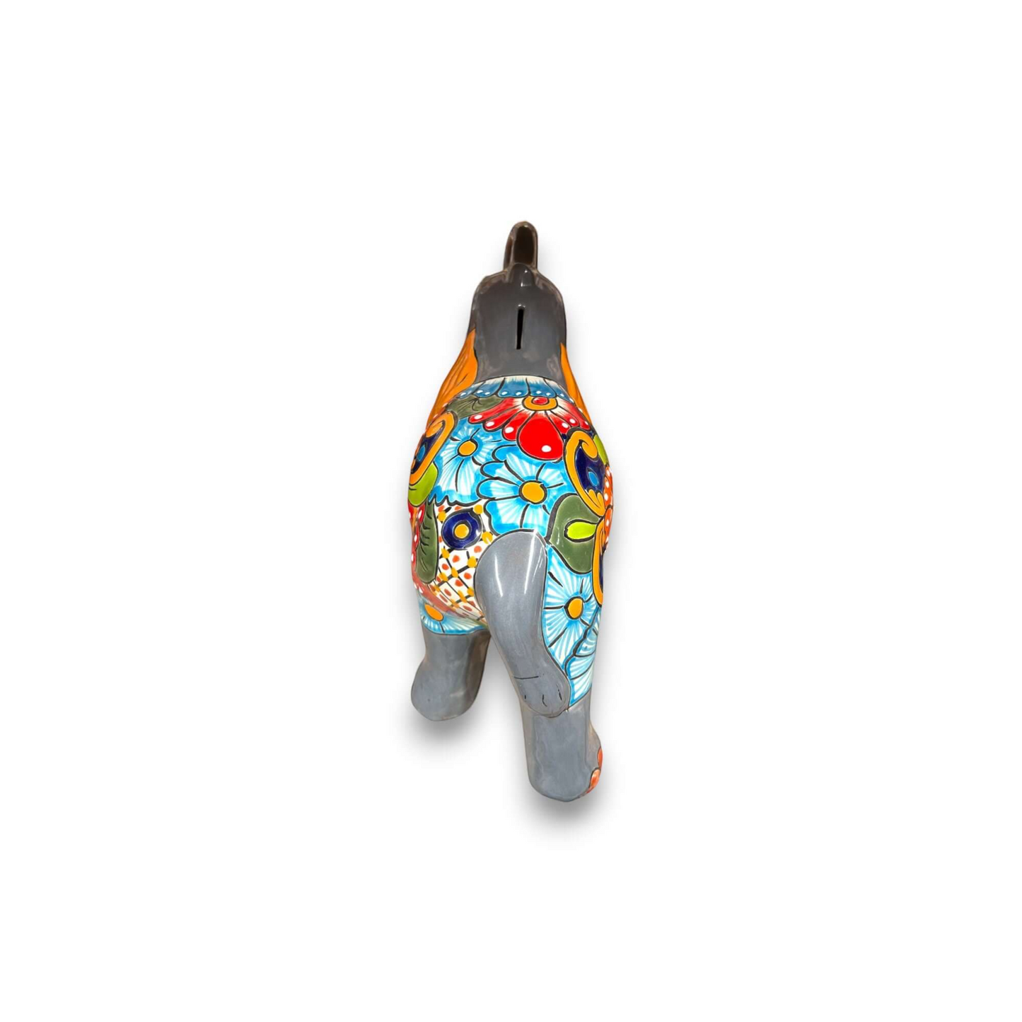 Medium Talavera Elephant Coin Bank | Handmade Piggy Bank