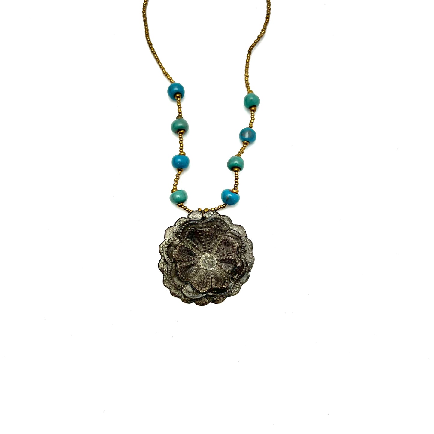 Fleur Medallion Necklace