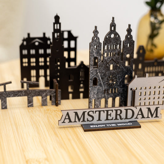Wooden Travel Decor Memory City – Amsterdam