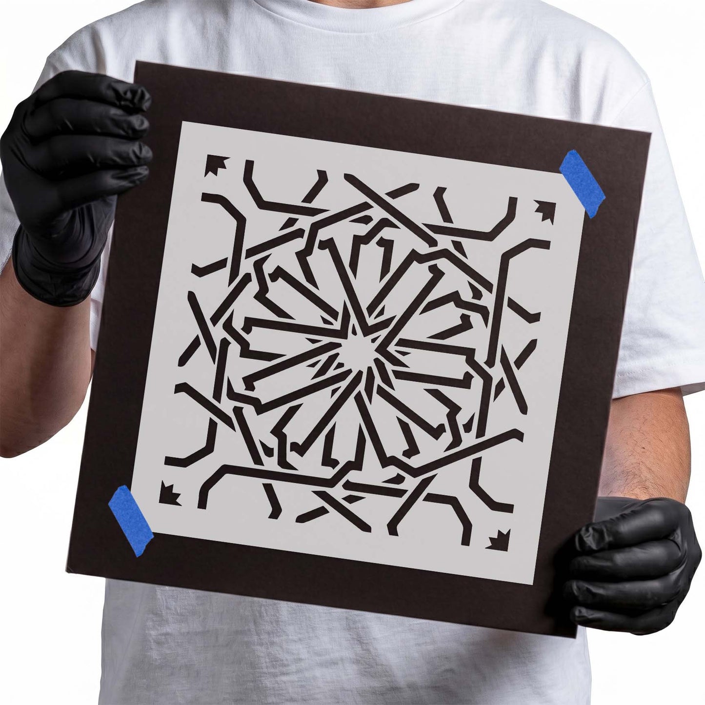 Morrocan Pattern Stencil