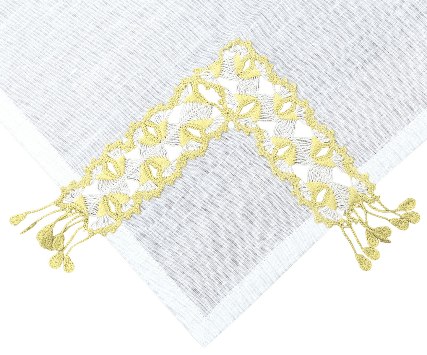 Hand Crochet Napkins 18" x 18" (Set of 4)