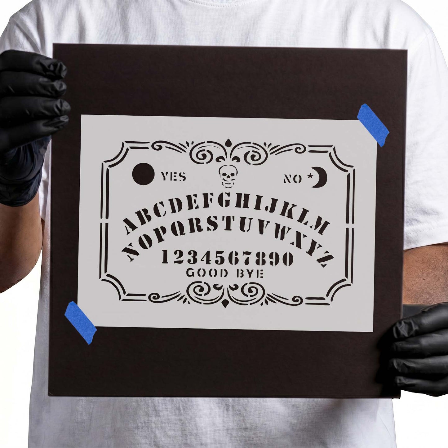 Ouija Board Template Stencil