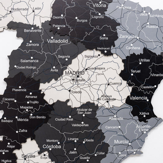 Wooden Map of Spain – Nordik