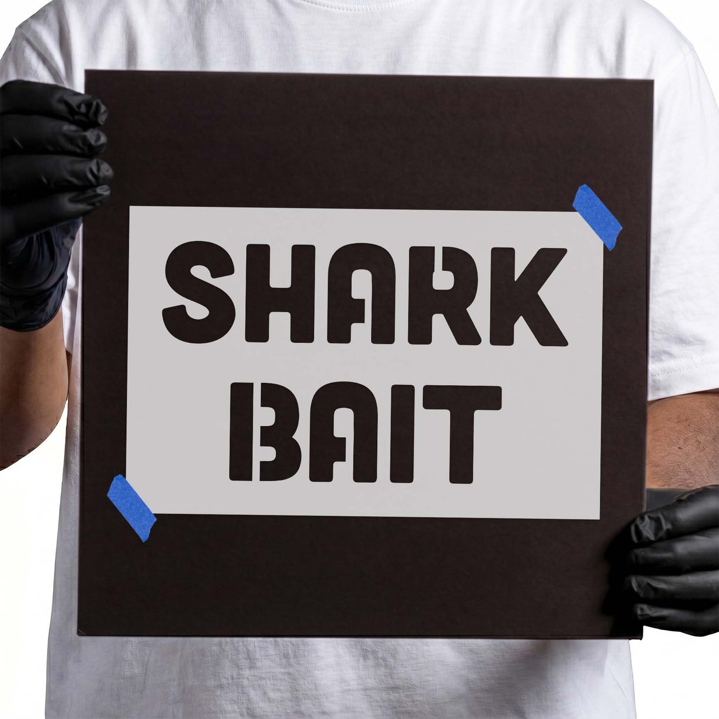 Shark Bait Stencil