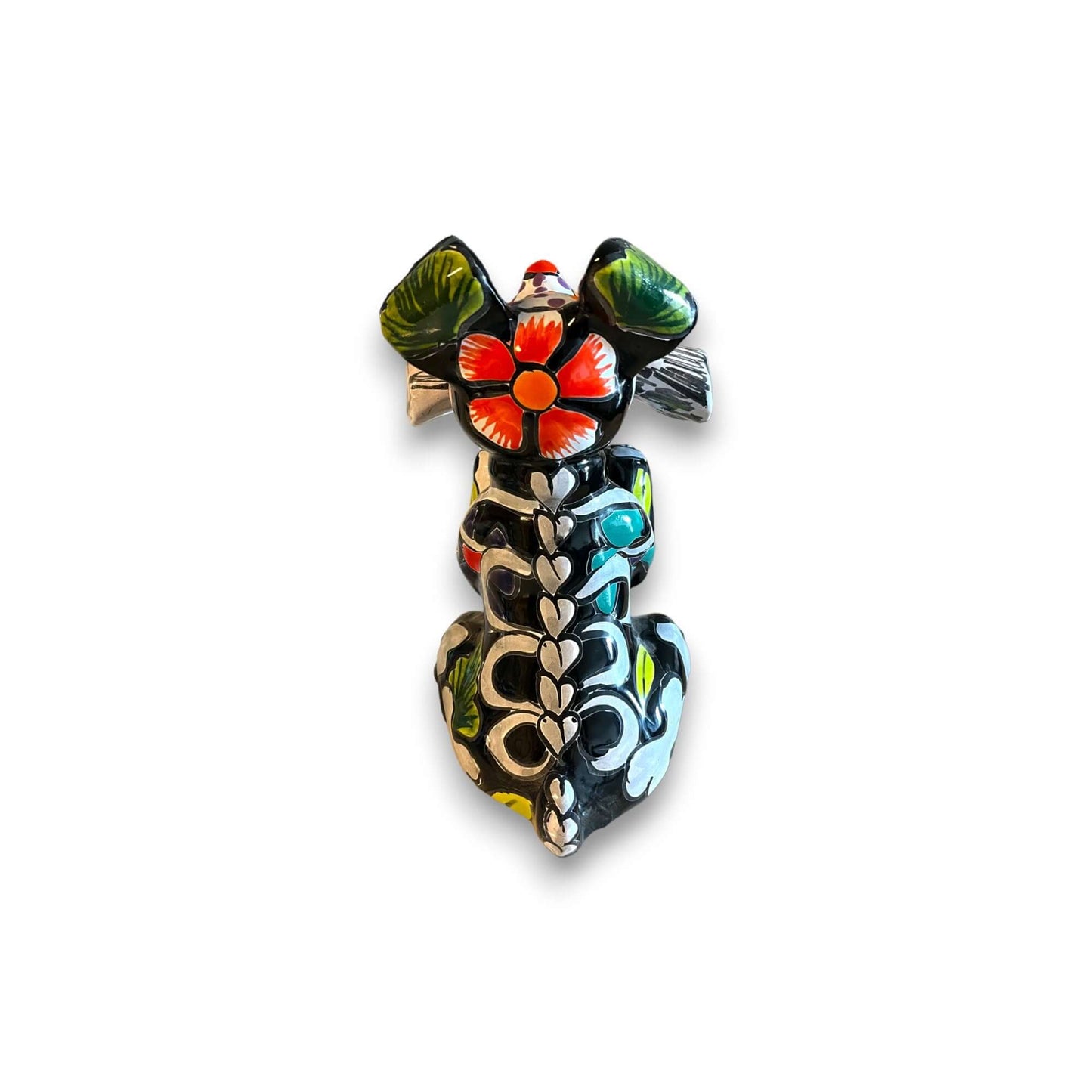 Talavera Day of the Dead Dog | Handmade Mexican Pottery Statue