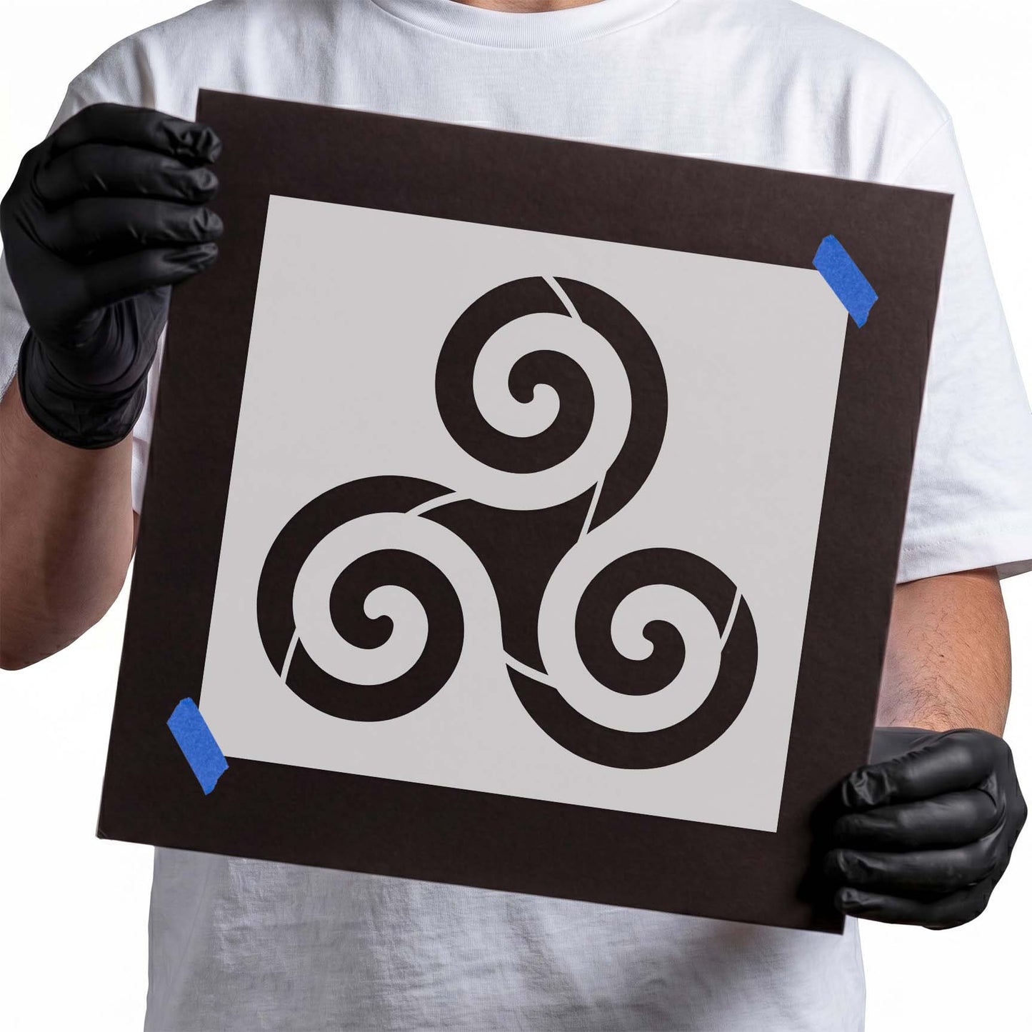 Triskelion Stencil